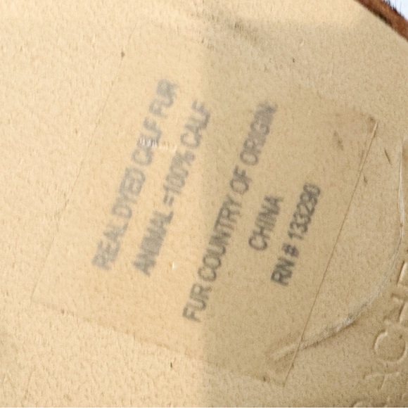 Rachel Zoe Natalie leopard print calf hair flat/ mule ❤️ - Picture 6 of 7